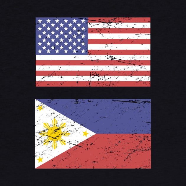 United States Flag & Philippines Flag by MeatMan